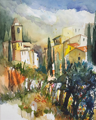 Impression Toskana 2023 24 x 32 cm Inez Eckenbach-Henning