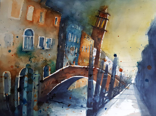 Venedig 2019 Aquarell 36 x 48 cm