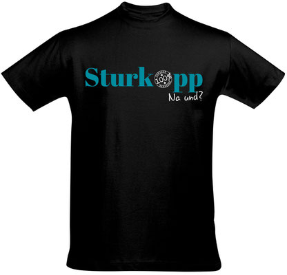 T-Shirt Sturkopp Schwarz