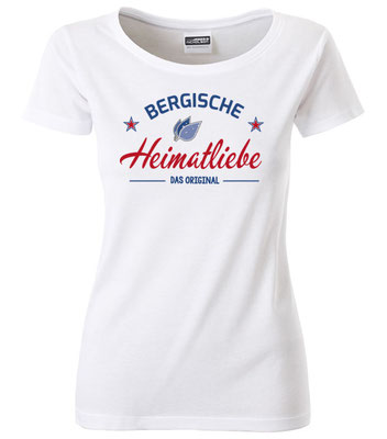 T-Shirt Bergische Heimatliebe Weiß