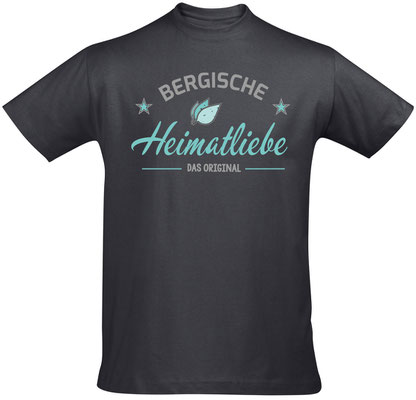 T-Shirt Bergische Heimatliebe Mouse Grey