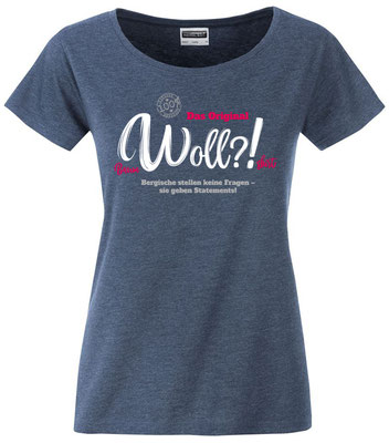 T-Shirt Woll?! Denim Heather