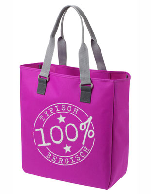 Shopper "Typisch Bergisch" Fuchsia