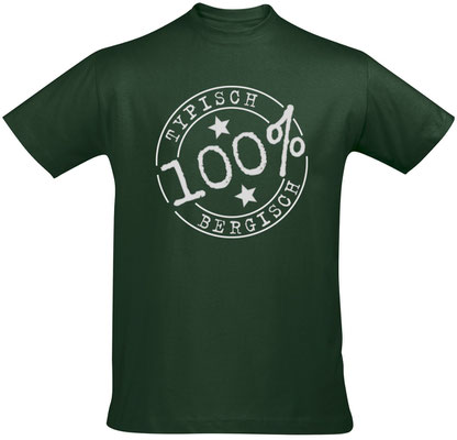 T-Shirt Typisch Bergisch Bottel Green