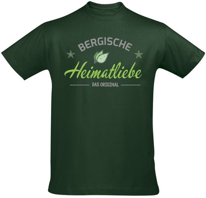 T-Shirt Bergische Heimatliebe Bottle Green