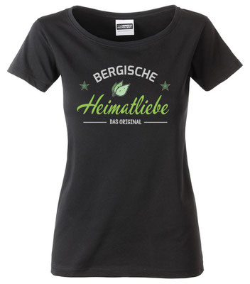 T-Shirt Bergische Heimatliebe Schwarz