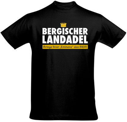 T-Shirt Bergischer Landadel Schwarz