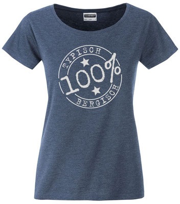 T-Shirt Typisch Bergisch Denim Heather