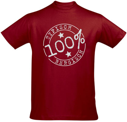 T-Shirt Typisch Bergisch Tango Red