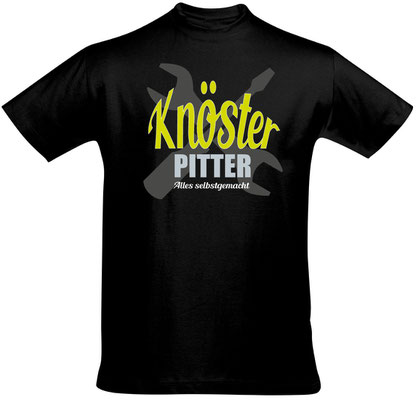 T-Shirt Knösterpitter Schwarz