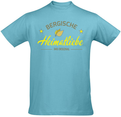 T-Shirt Bergische Heimatliebe Atoll Blue