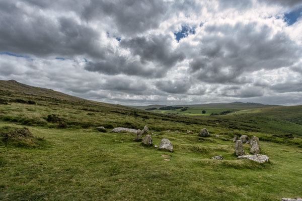 Nine Maidens Stone Circle 50°43'7.3884" N 3°58'1.8696" W