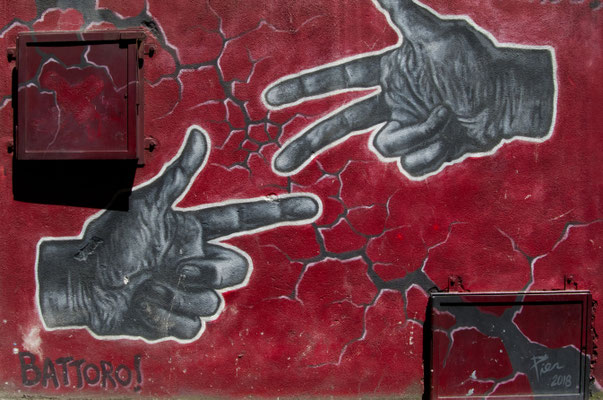 Eva Bartod / 24 Punkte / Wandbild