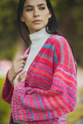 Poema Stripes Cardigan