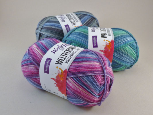 Sockenwolle 4fach Woolly Hugs Weltrekord