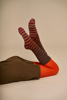 Laines du Nord 6 Ply Paint Socks Fb 6