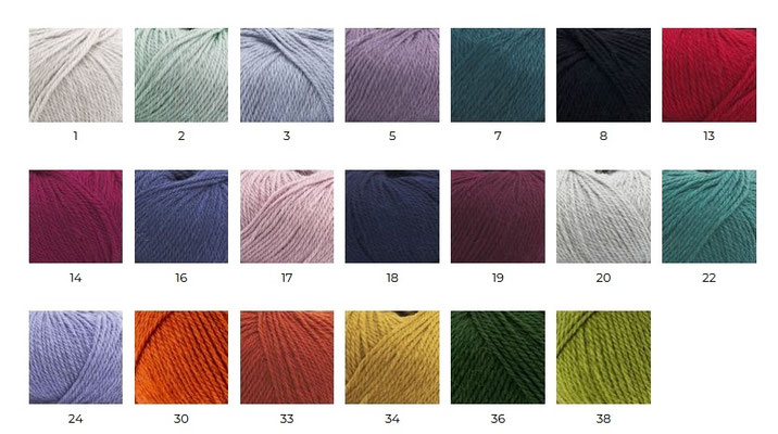 Merino Yak Farbkarte 2025