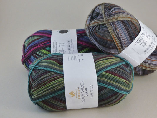 Bunte Sockenwolle