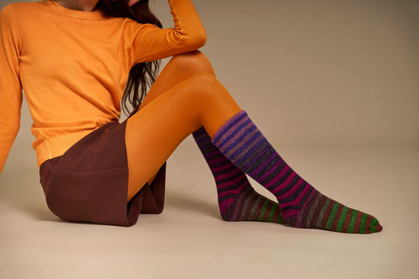 Laines du Nord 6 Ply Paint Socks Fb 4