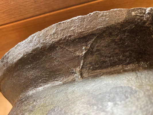 Middeleeuwse bronzen kookpot
