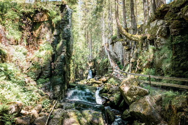 Menzenschwander Wasserfall im Schwarzwald