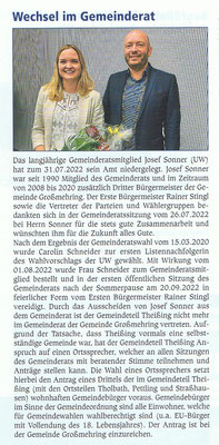 Amtsblatt Gemeinde Großmehring 10/2022