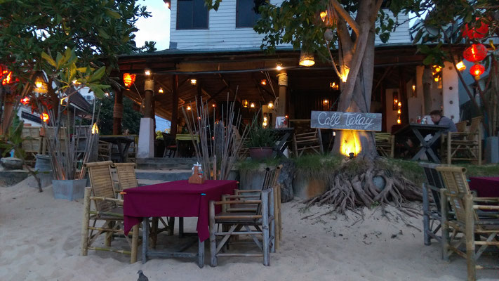 Café Talay, bestes Restaurant am Strand...