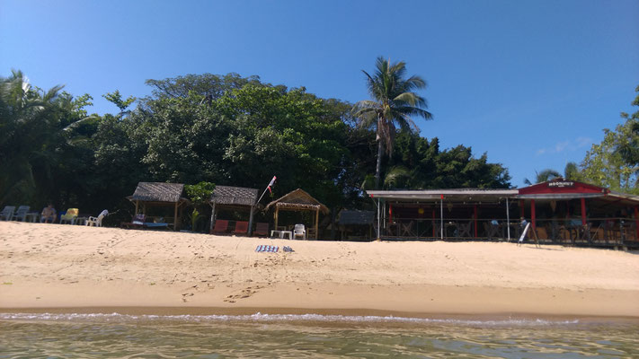 Beach vor dem Moonhut