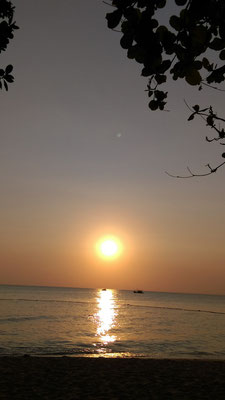 Sonnenuntergang...