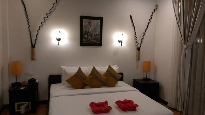 Nach 14 h reisen endlich in Siem Reap angekommen - schlafen!!!!