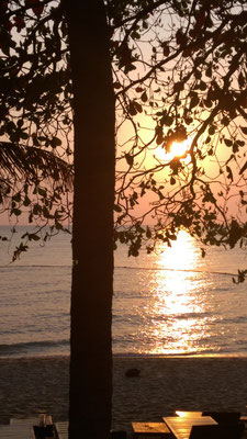 Sonnenuntergang...