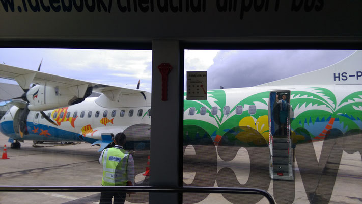 Bunter Flieger nach Koh Samui