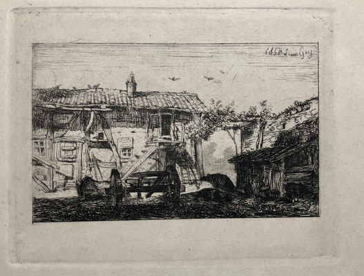 Guy, 1854, la ferme, 64 x 82 