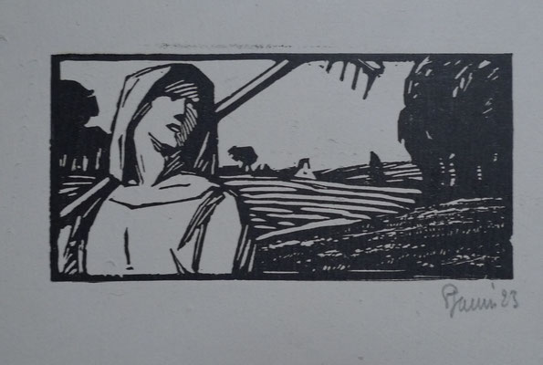 Janin, le retour des champs, 1923