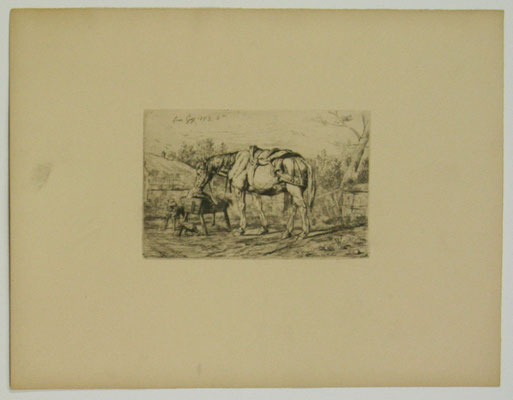 Guy, 1853, Le cheval buvant