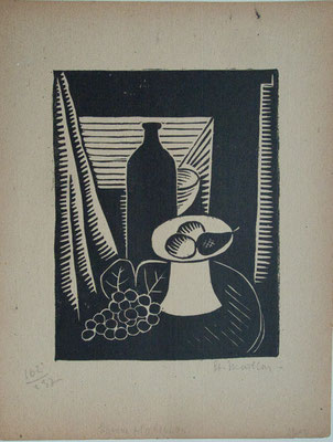 Nature morte, bois, Album ziniar, avril 1921.