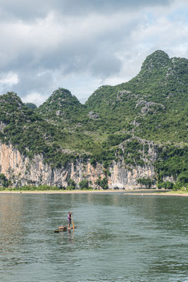 Auf dem Li-Fluss zwischen Guilin und Yangshuo