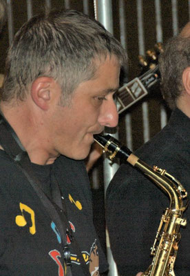 Saxophonist Mark Müller