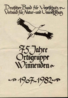 1982 Jubiläum 75 Jahre DBV Winnenden Blatt 1