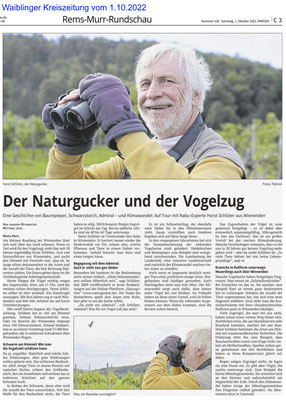 2022_10_01_Waiblinger_Kreiszeitung_Vogelzug