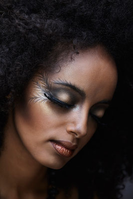 reflektiertes Licht ist gut für zarte Gesichtszüge 