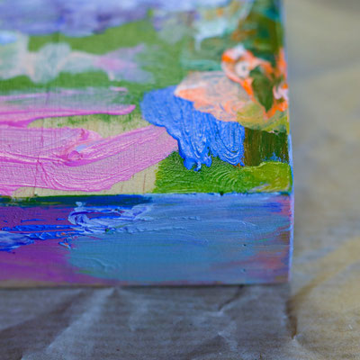 Malerei, Holzrahmen, abstrakte Kunst, Moderne Farben in Kunst, Kunstwerk, Original Kunst, erschwingliche Kunst,