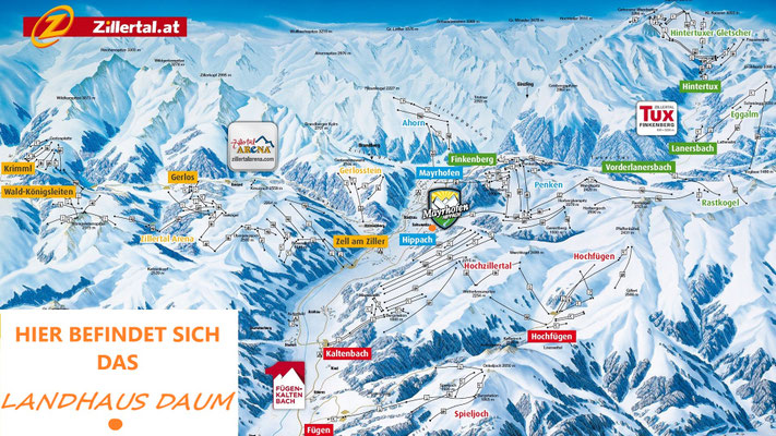 Im Zillertal alle Skigebiete