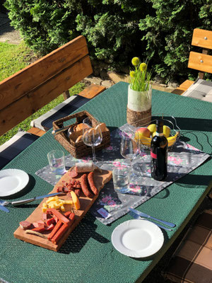 Grillmöglichkeit im Garten