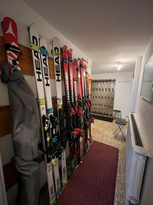 Skiraum im Erdgeschoss
