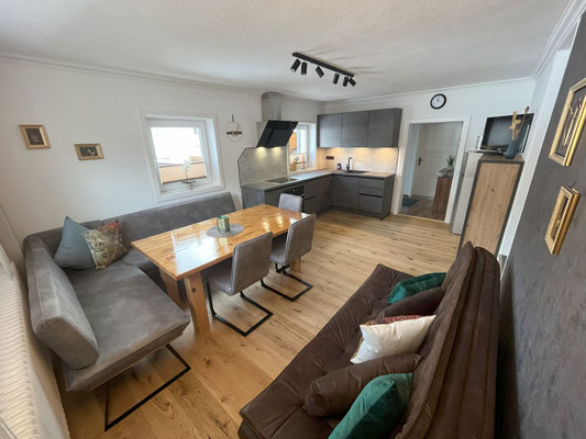 Appartement Kristall Wohnbereich