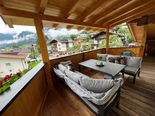 Appartement Ahorn Balkon 