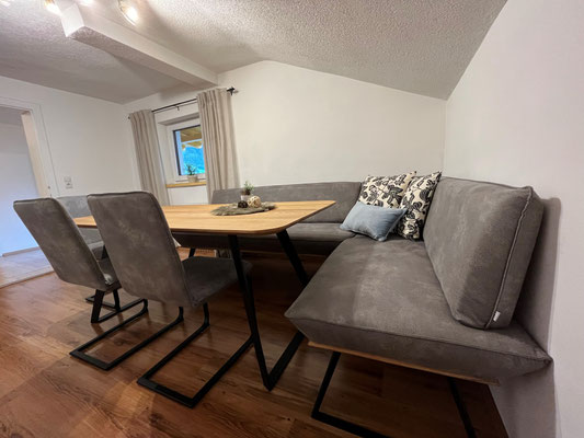 Appartement Ahorn Essbereich