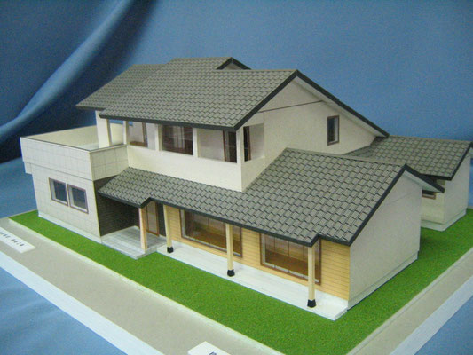 1/50　カラー模型　分解　50坪
