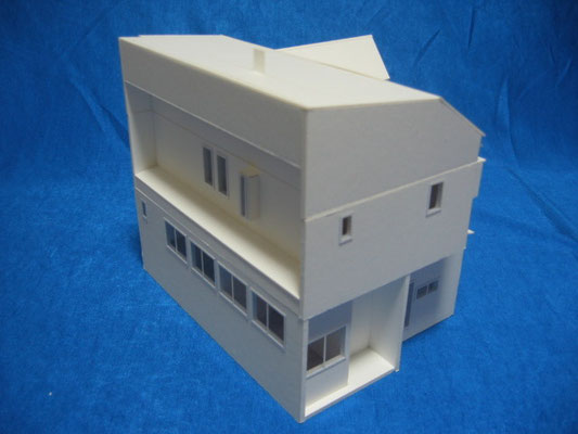 1/50　分解　半地下の住宅ですが建物だけのご依頼